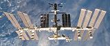 Stanice ISS pi odletu raketoplnu Discovery STS-133 (07.03.2011)