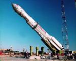 Proton DM1 s druic Inmarsat-3 ped startem z Bajkonuru