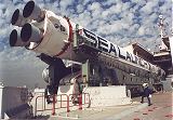 Pedstartovn pprava rakety Zenit-3SL (1999)