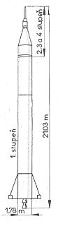 Schma nosn rakety Exploreru I