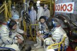 Pos�dka Sojuzu TMA-12 p�i v�cviku (27.03.2008)