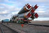 Sojuz TMA-8 p�i p�edstartovn� p��prav�