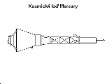 Schematick nkres lodi Mercury se zchrannm systmem