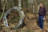 Trosky mly rznou velikost a dopadly na rozlehl zem (02.02.2003)