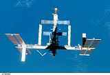 Stanice ISS pi odletu raketoplnu Endeavour STS-118 (19.08.2007)