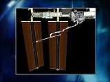 Schma kombinace SSRMS a OBSS pro vstup EVA-4 (02.11.2007)