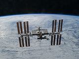 Stanice ISS pi odletu raketoplnu Discovery STS-133 (07.03.2011)