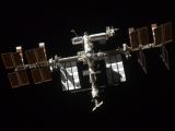 Stanice ISS pi pletu raketoplnu Atlantis STS-135 (10.07.2011)