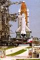 Atlantis krtce ped startem