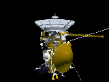 Jin pohled na model sondy Cassini