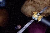 Kresba sondy DS1 (setk�n� s asteroidem)