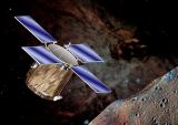 Kresba sondy NEAR u asteroidu