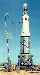 Black Arrow s družicí X-2 na kosmodromu Woomera (02.09.1970)