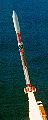 Start rakety Mí-3 s družicí Suisei (18.08.1985)
