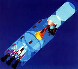 Schema rakety K-1