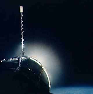 Motor stupa Agena v innosti poas letu Gemini 10  NASA