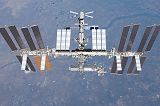 Stanice ISS při odletu raketoplánu Endeavour STS-134 (30.05.2011)