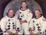 Posádka Apolla 11 (zleva Armstrong, Collins a Aldrin)