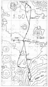 Mapa msnch vychzek (vrstevnice po 50 m) 