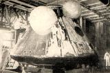 Kabina Apolla 7 po přistání (22.10.1968)