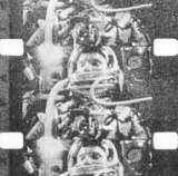 Kosmonaut bhem letu v kabin kosmick lodi Mercury
