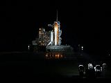 Raketoplán Endeavour STS-134 na rampě 39A krátce před prvním pokusem o start (29.04.2011)