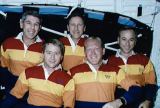 Společná fotografie posádky na oběžné dráze (20.11.1990)