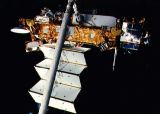 UARS na RMS krátce před vypuštěním (14.09.1991)
