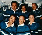 Společná fotografie posádky na oběžné dráze (22.06.1993)