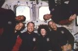 Společná fotografie posádky na oběžné dráze (18.09.1994)