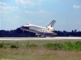 Okamik pistn STS-91 na KSC (12.06.1998)