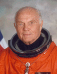 Oficiální portrét J.Glenna pro let STS-95