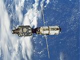 ISS při odletu STS-96 (03.06.1999)