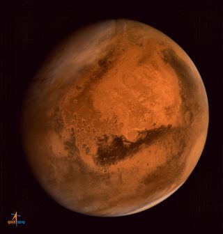 Snmek povrchu Marsu ze sondy MOM