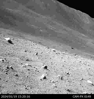 Snmek povrchu Msce z landeru SLIM (19.01.2024)