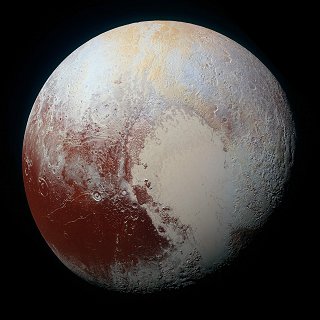 Snmek Pluta ze sondy New Horizons (14.7.2015)
