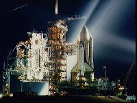 Americk raketopln STS-1 ped startem (12.04.1981)