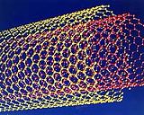 Schématické znázornění struktury uhlíkové nanotrubice